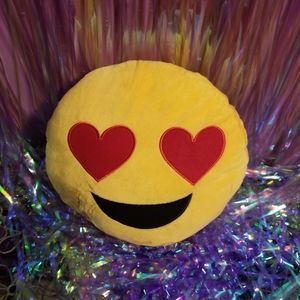 Heart emoji plush